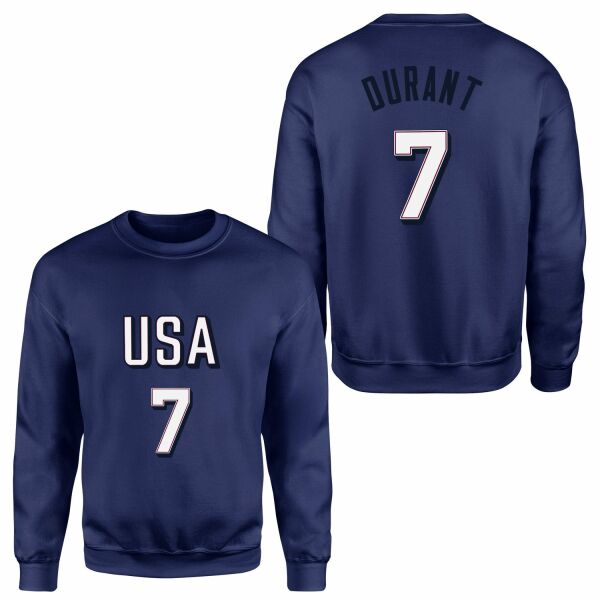 Kevin Durant Forma Sweatshirt M - İndigo Mavisi