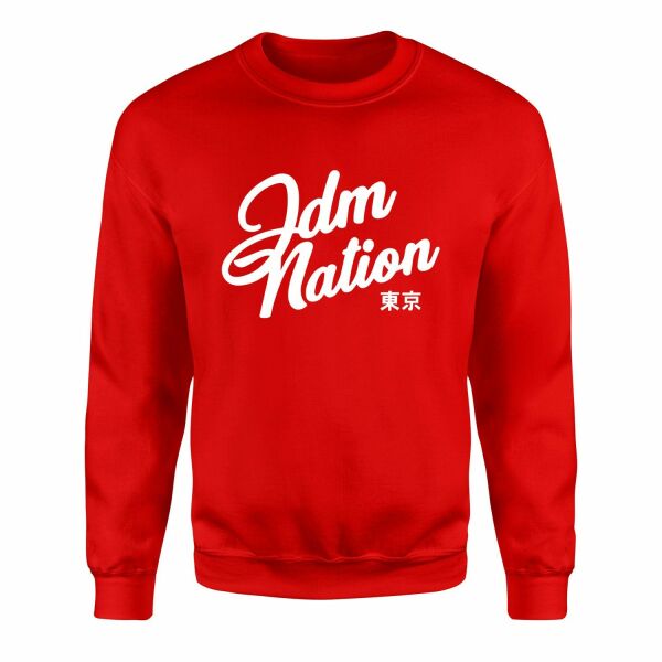 JDM Nation Sweatshirt S - Kırmızı