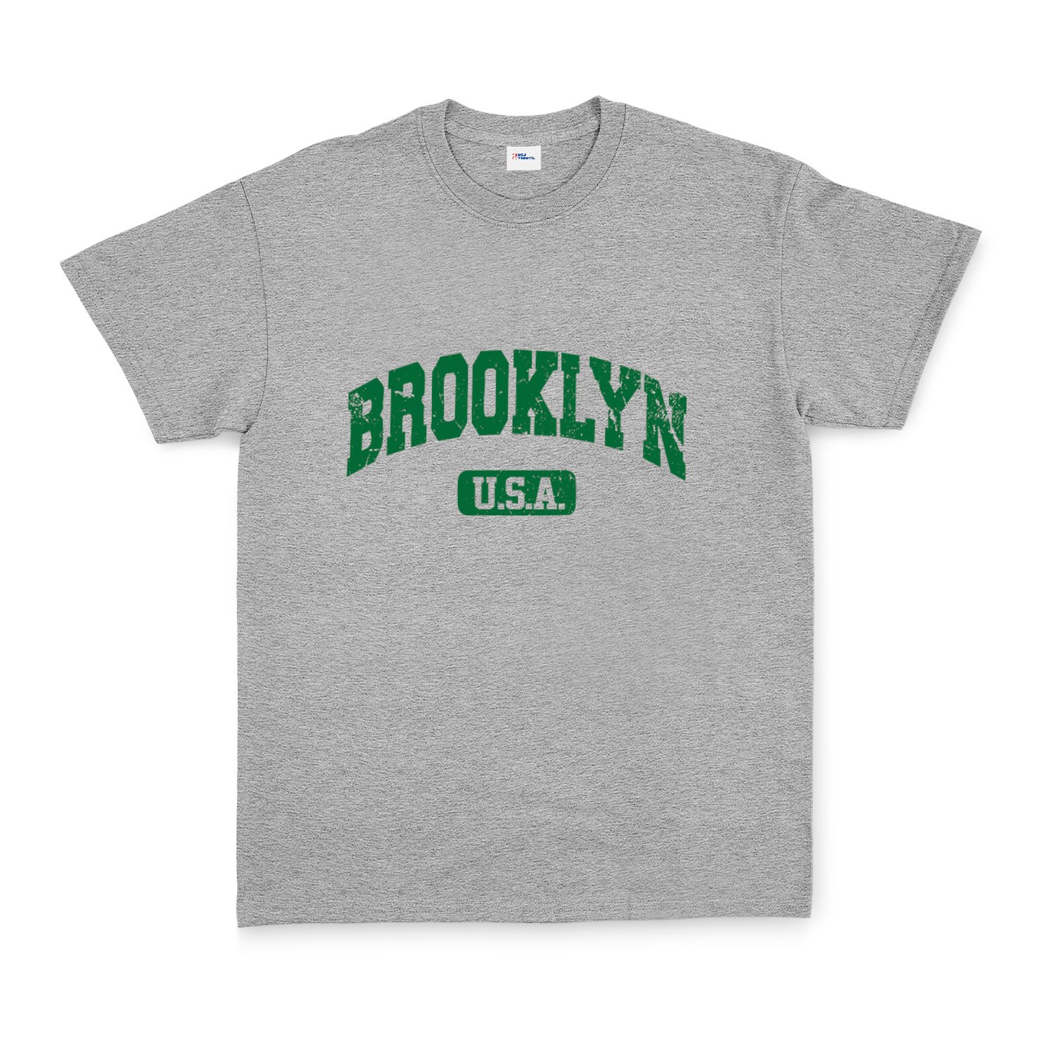 Brooklyn, USA Tişört XL - Gri