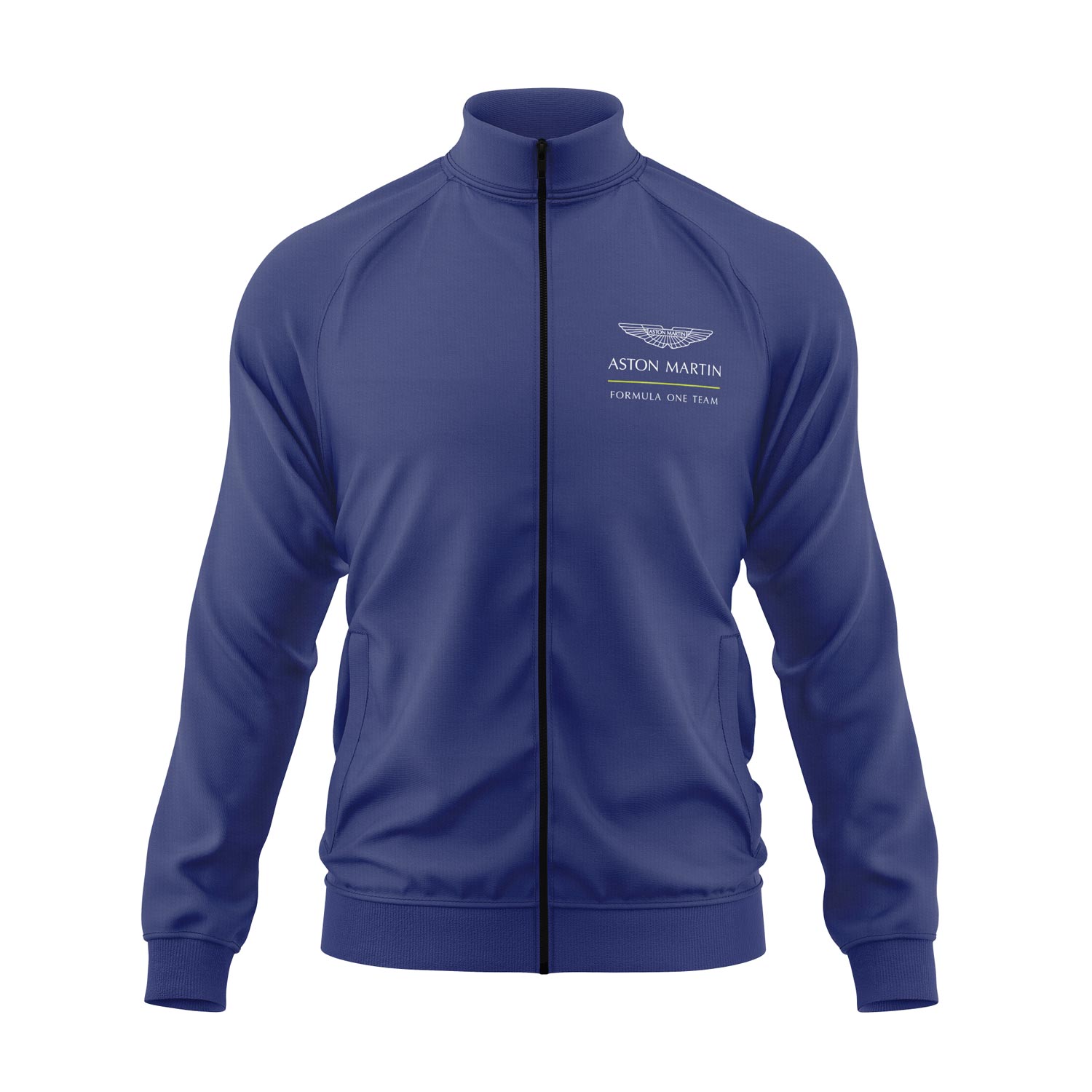 Aston Martin Racing Fermuarlı Sweatshirt XXL - İndigo Mavisi