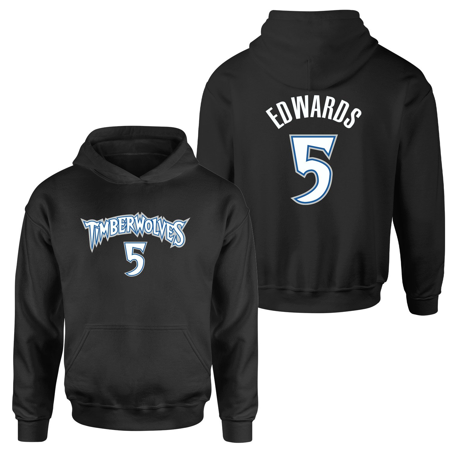 Anthony Edwards Minnesota Forma Hoodie S - Siyah