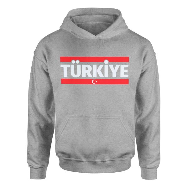 Türkiye Hoodie XL - Gri