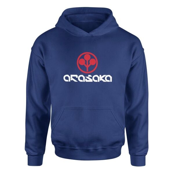 Arasaka | Cyberpunk Hoodie S - İndigo Mavisi