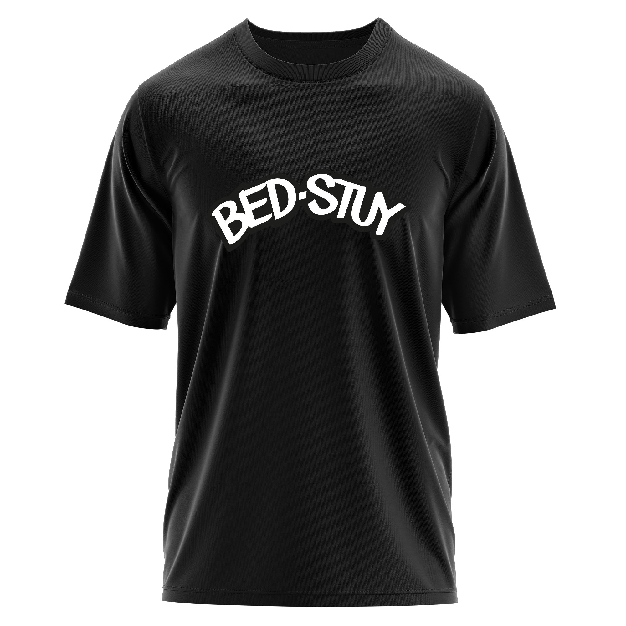 BED-STUY Oversize Tişört S - Siyah