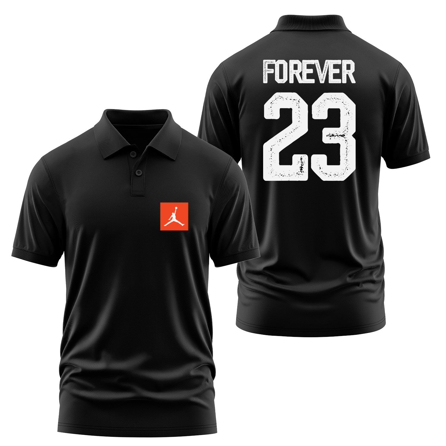 Air Jordan Forever 23 Polo Tişört XXL - Siyah