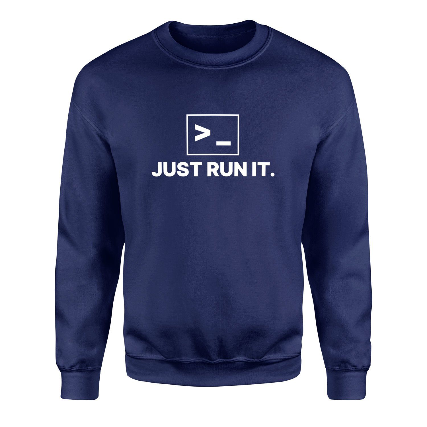 Just Run It. Sweatshirt M - İndigo Mavisi