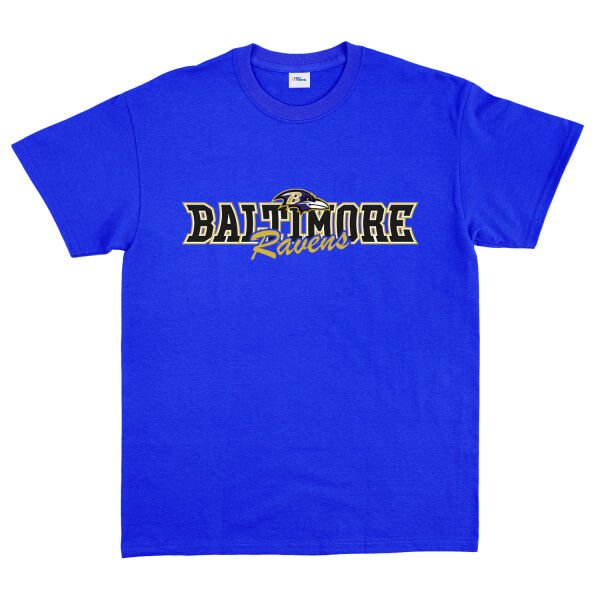 Baltimore Ravens BR Tişört L - Mavi