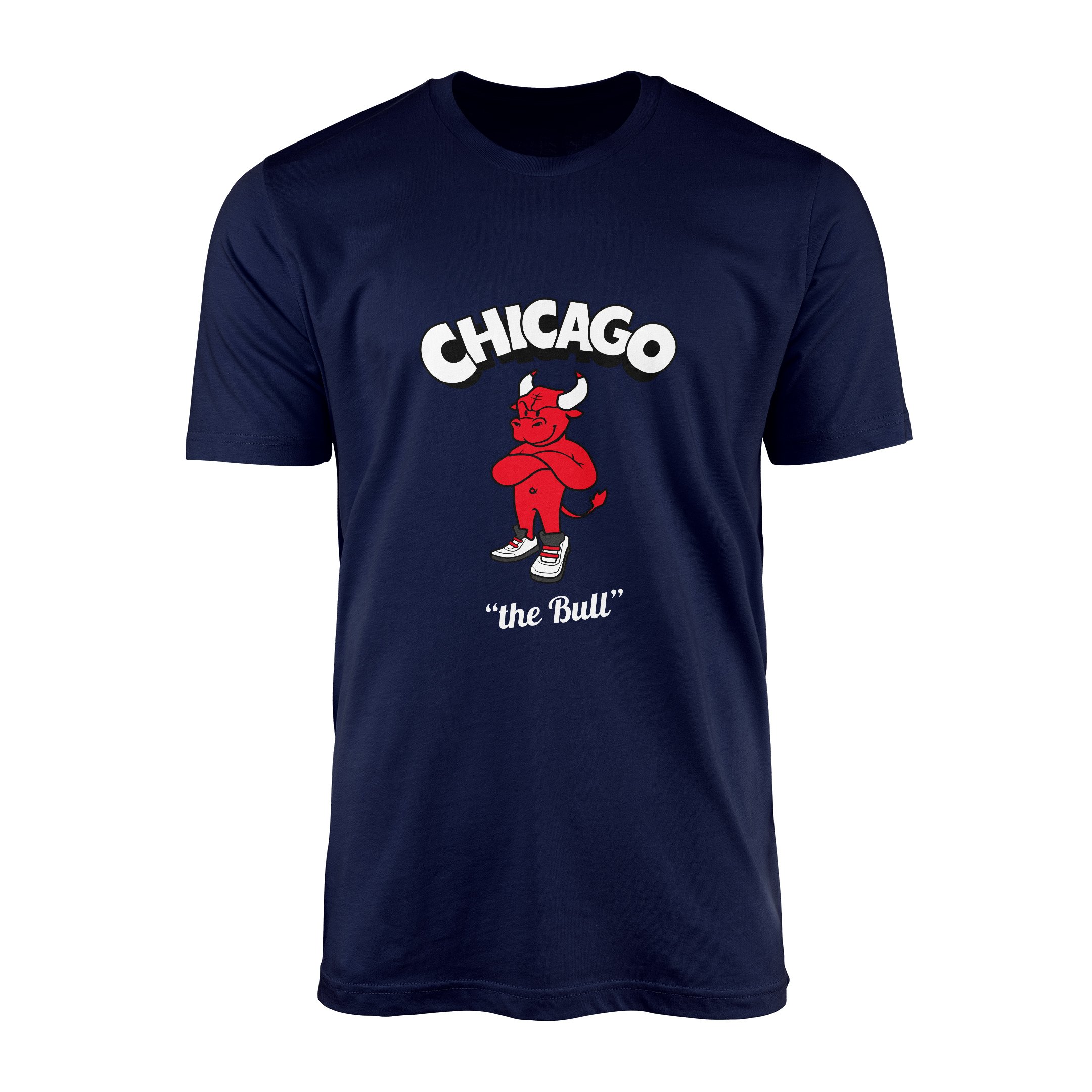 Chicago Cartoon Tişört M - İndigo Mavisi