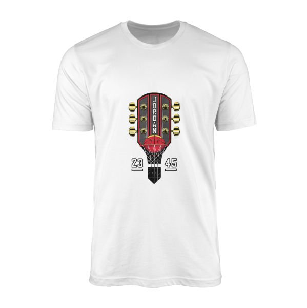 Air Jordan Guitar Tişört M - Beyaz