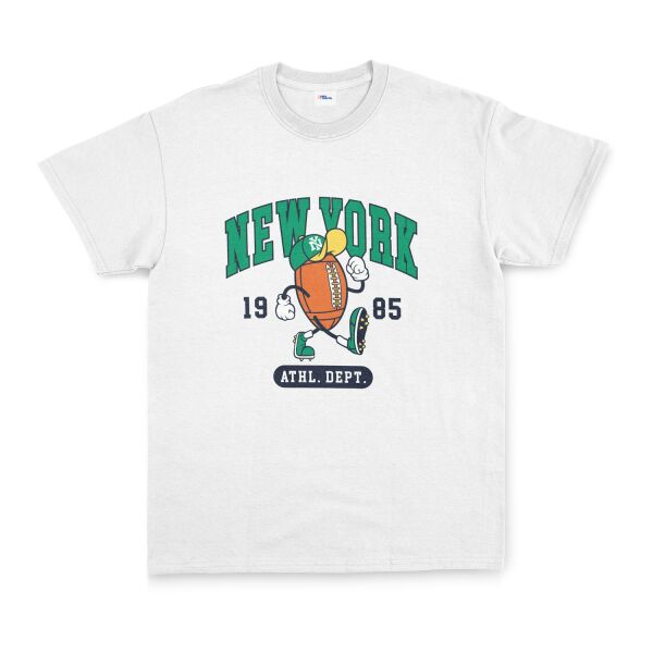 New York 1985 Tişört XL - Beyaz