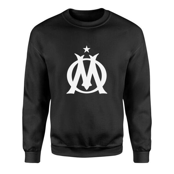 Olympique de Marseille Vainqueur Shield Sweatshirt S - Siyah