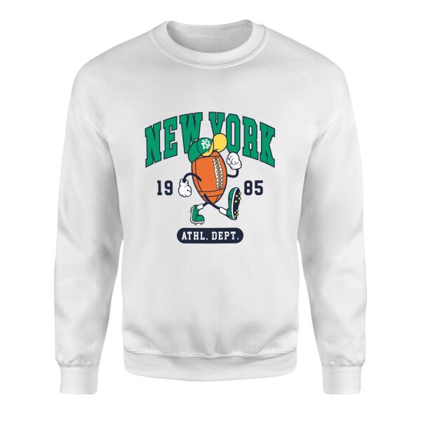New York 1985 Sweatshirt XL - Beyaz