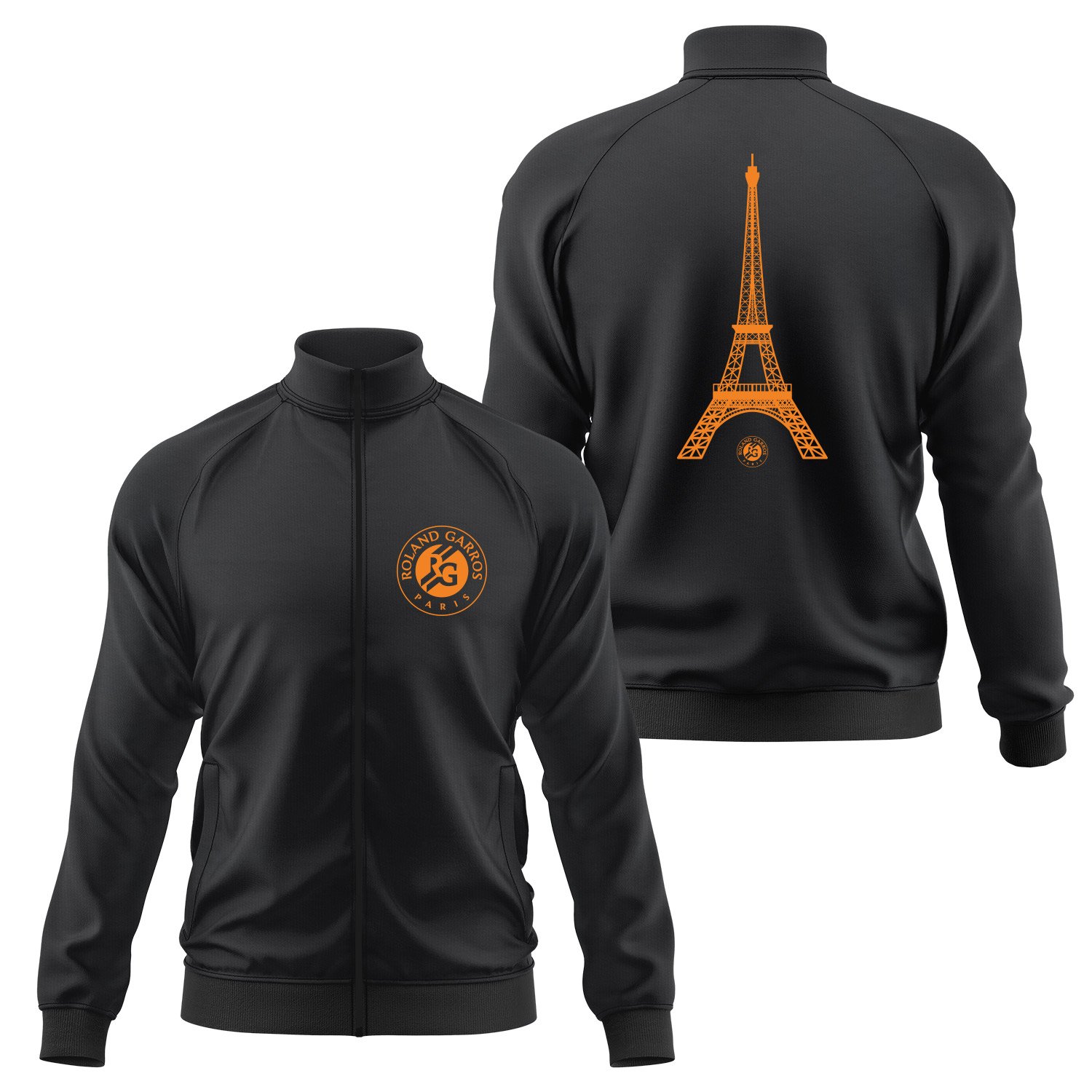 Roland Garros Paris Fermuarlı Sweatshirt