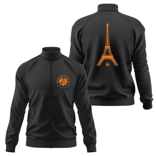 Roland Garros Paris Fermuarlı Sweatshirt