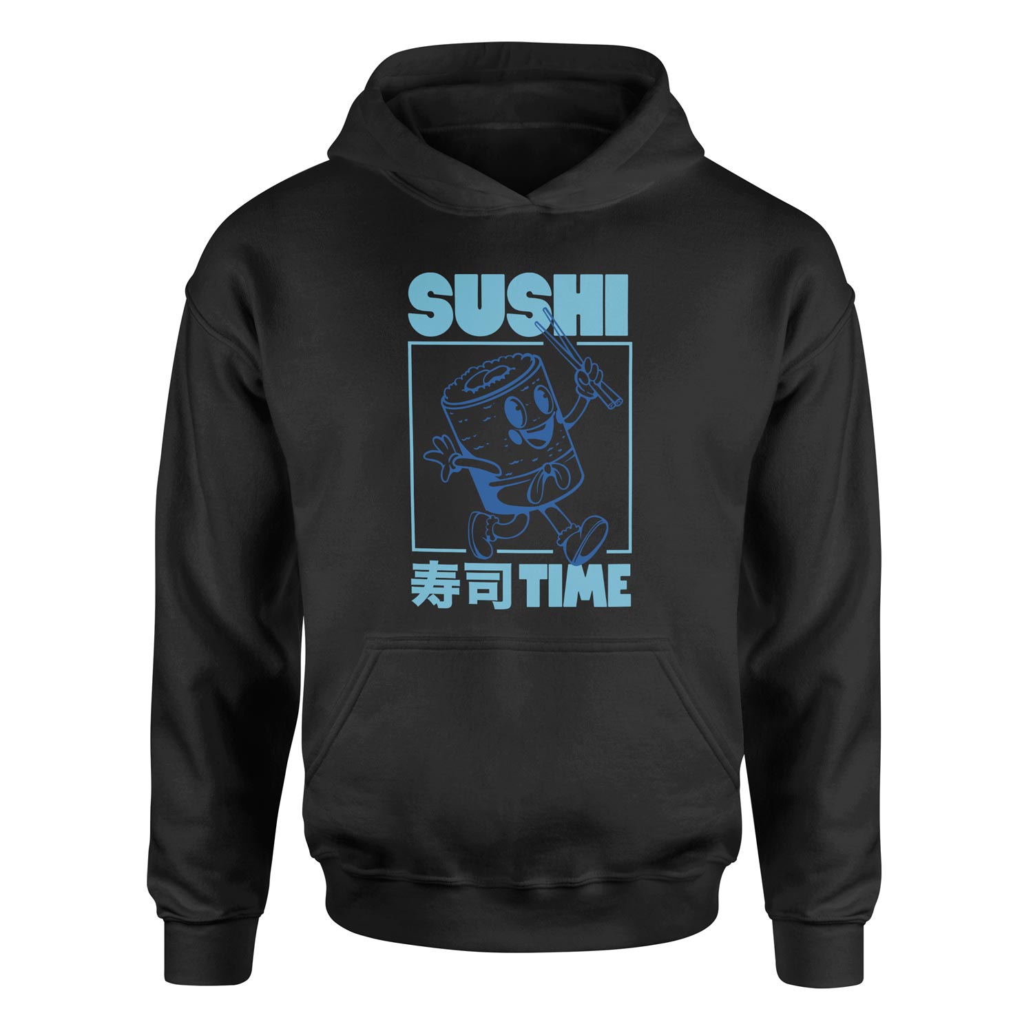 Sushi Time Hoodie XXL - Siyah
