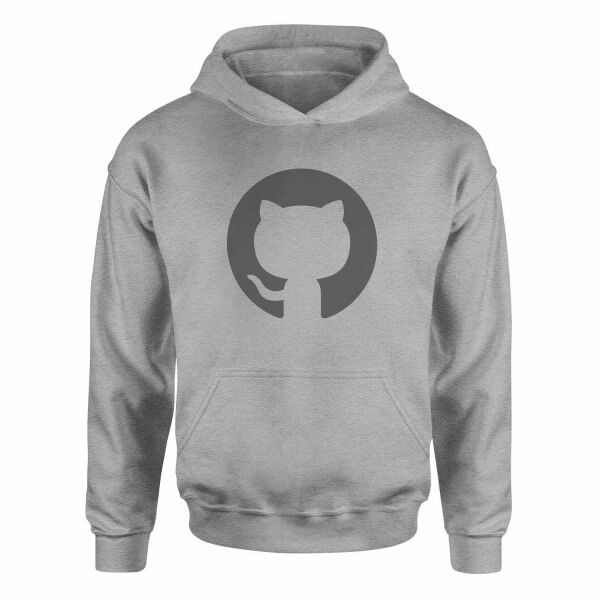 GitHub Hoodie S - Gri