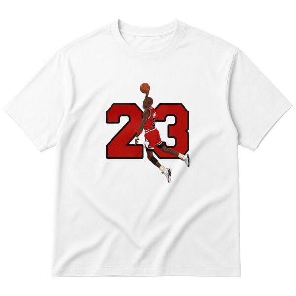 Michael “Air” Jordan Dunk Oversize Tişört M - Beyaz