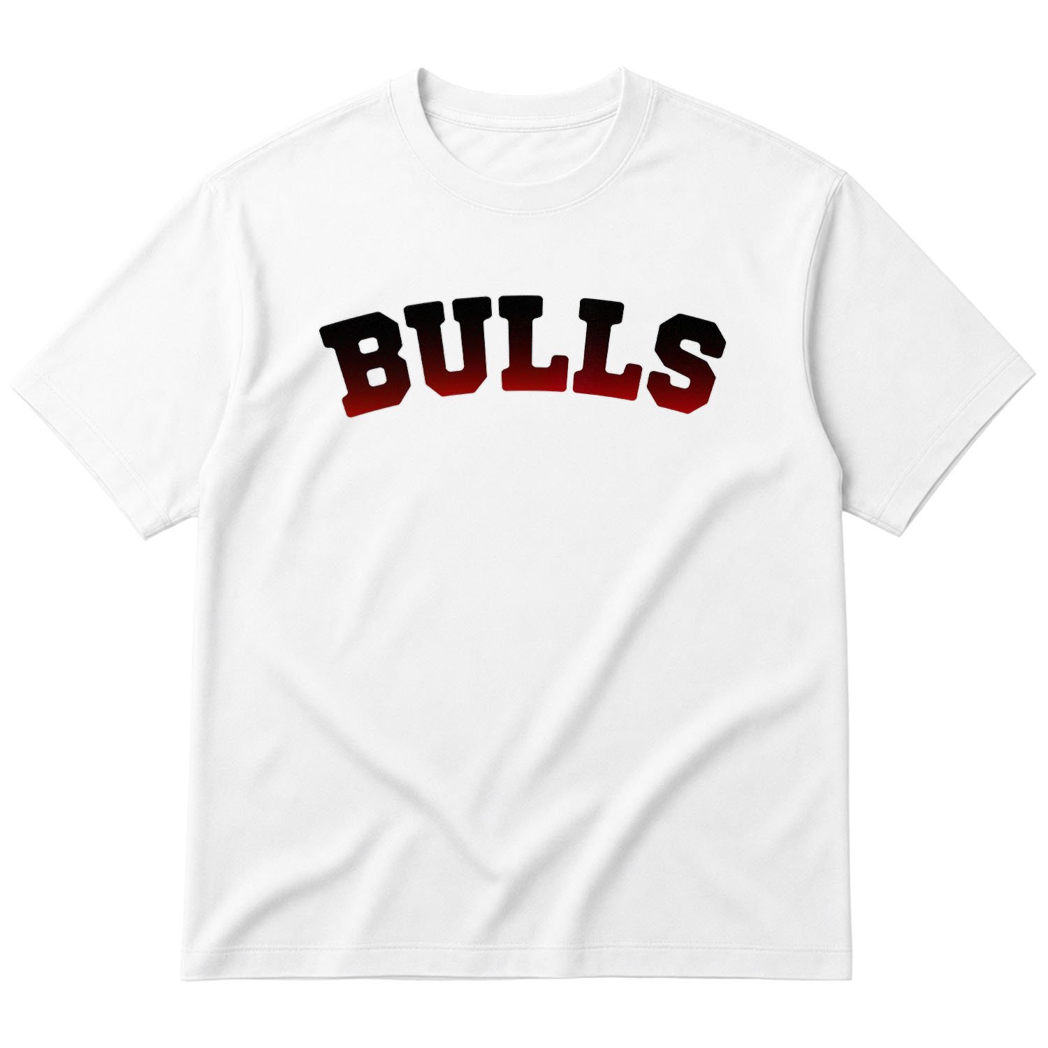 Bulls Arch Oversize Tişört M - Beyaz