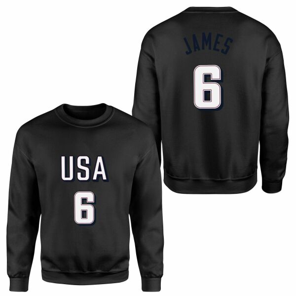 LeBron James Forma Sweatshirt M - Siyah