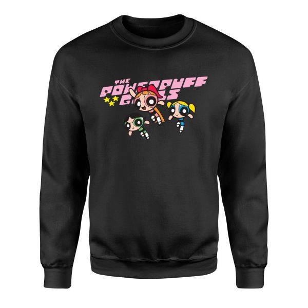 The Powerpuff Girls Sweatshirt M - Siyah