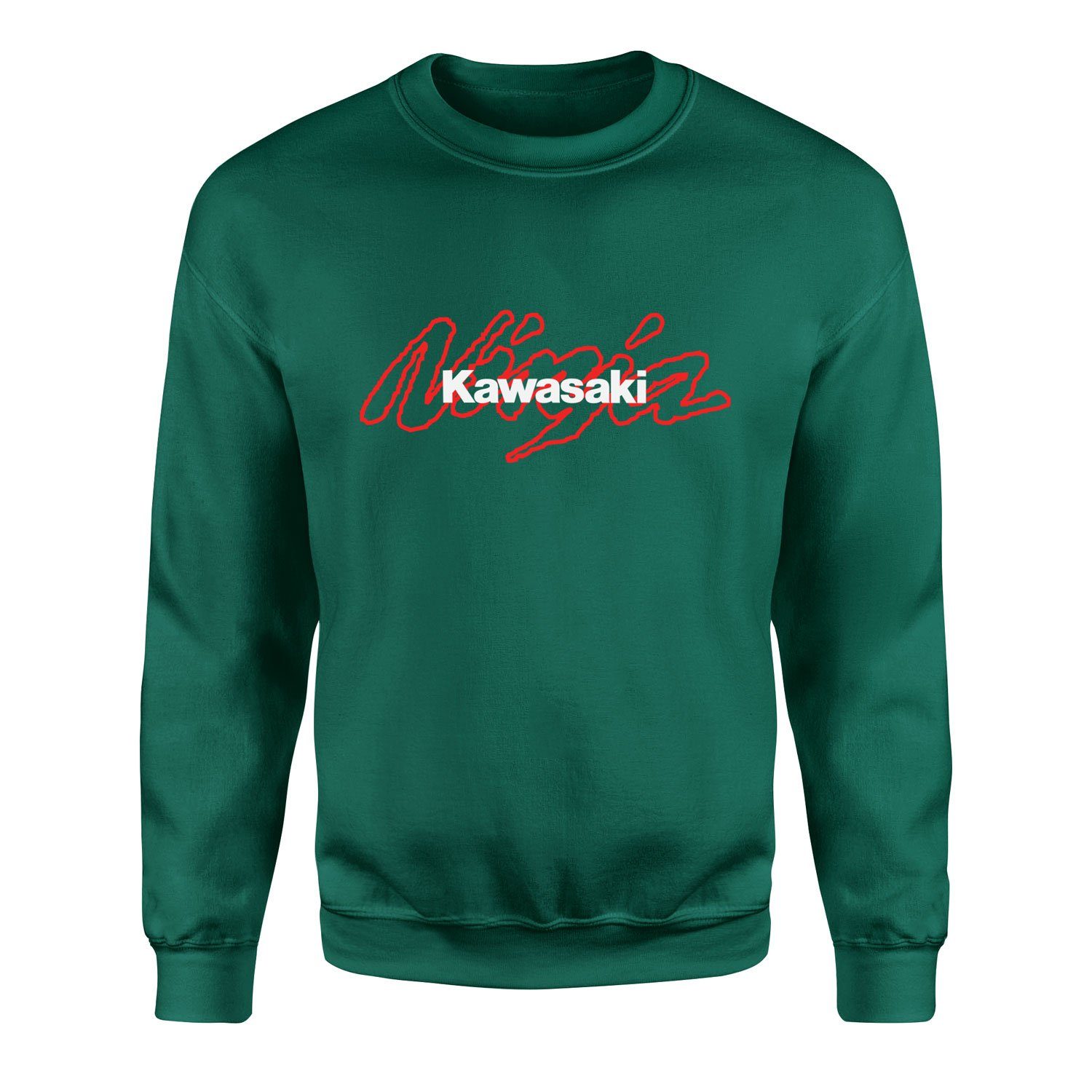 Kawasaki Ninja Power Sweatshirt S - Nefti Yeşili