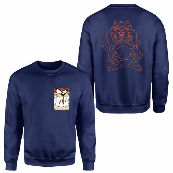 Tazmanya Canavarı Sweatshirt S - Lacivert