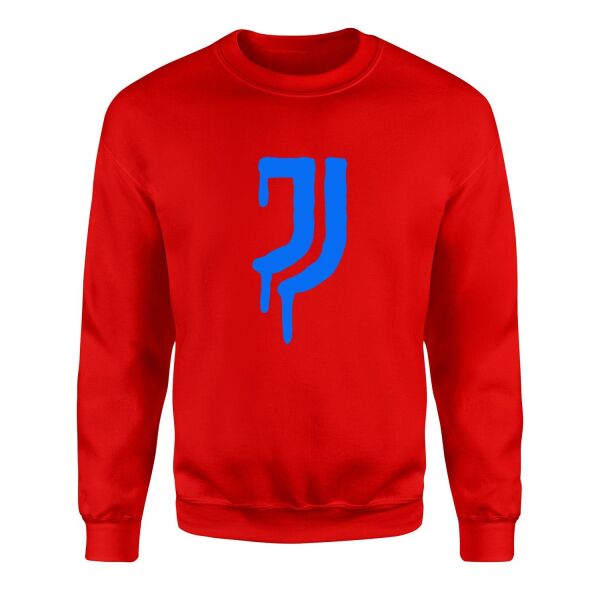 Juventus Acid Blue Sweatshirt XXL - Kırmızı