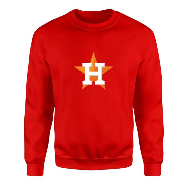Houston Star Sweatshirt S - Kırmızı