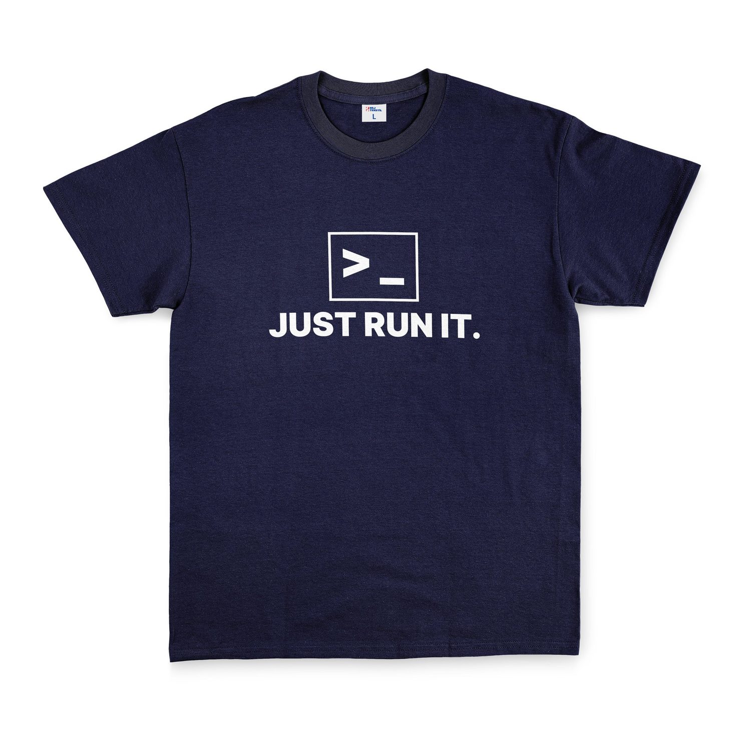 Just Run It. Tişört S - İndigo Mavisi