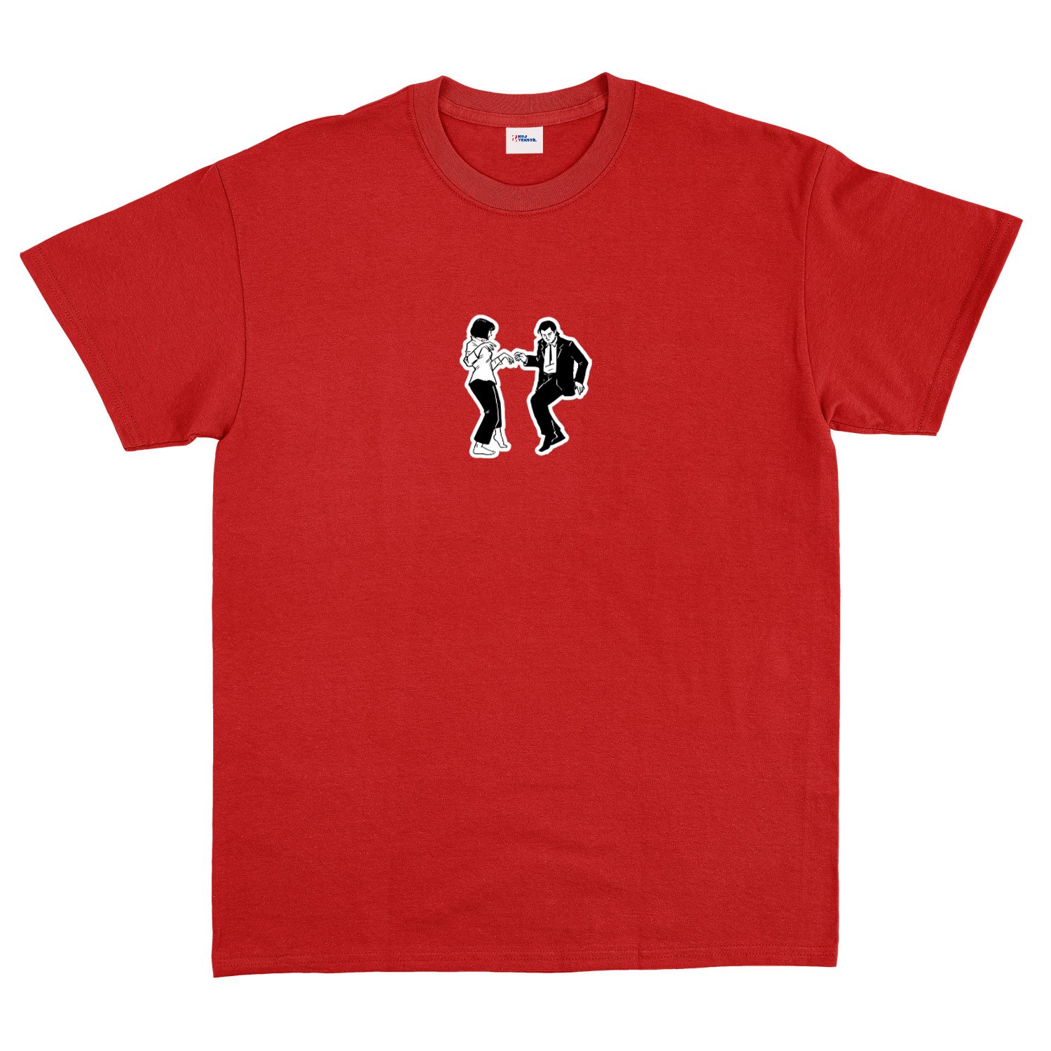 Pulp Fiction Dance Tişört XL - Kırmızı