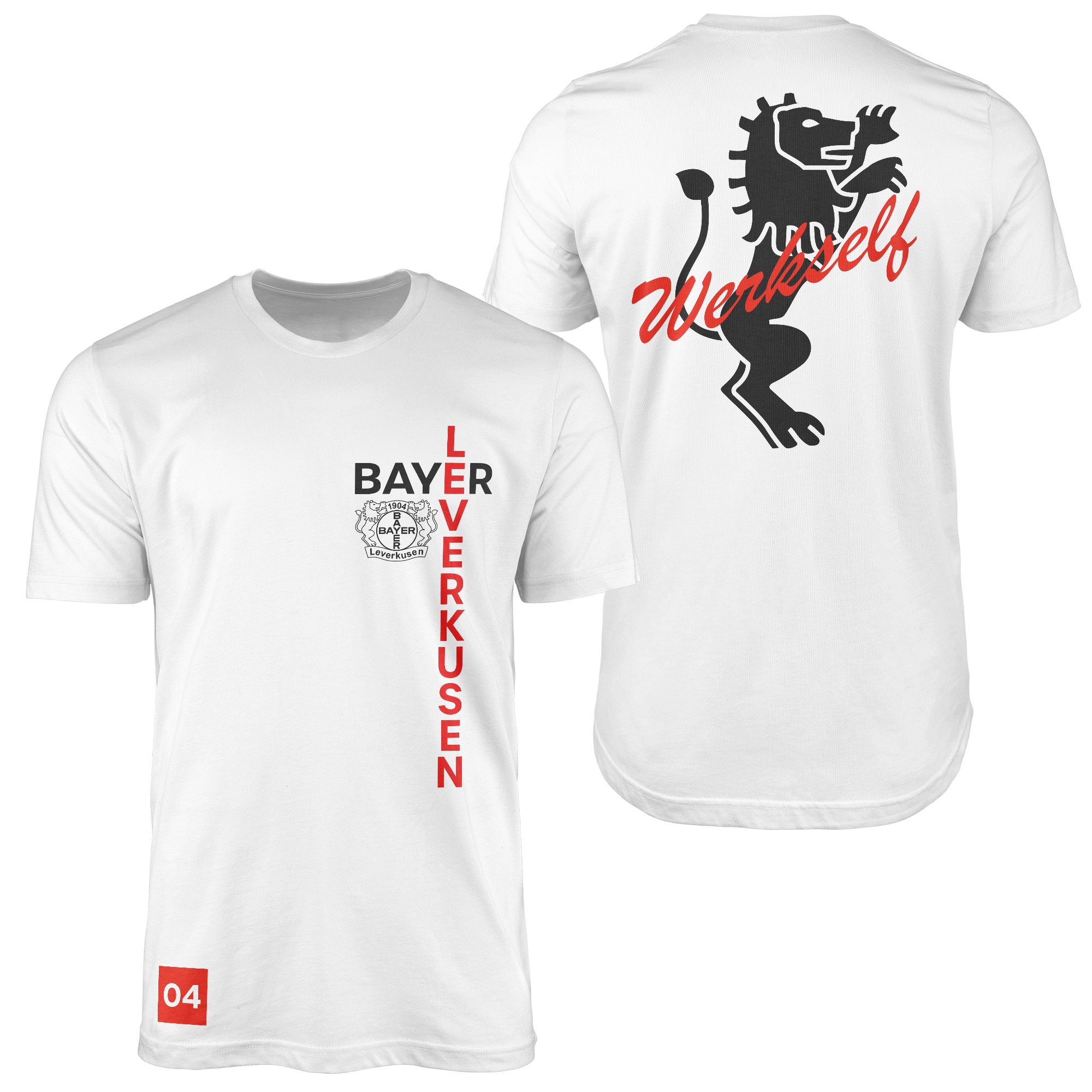 Bayer 04 Leverkusen Werkself Edition Tişört L - Beyaz