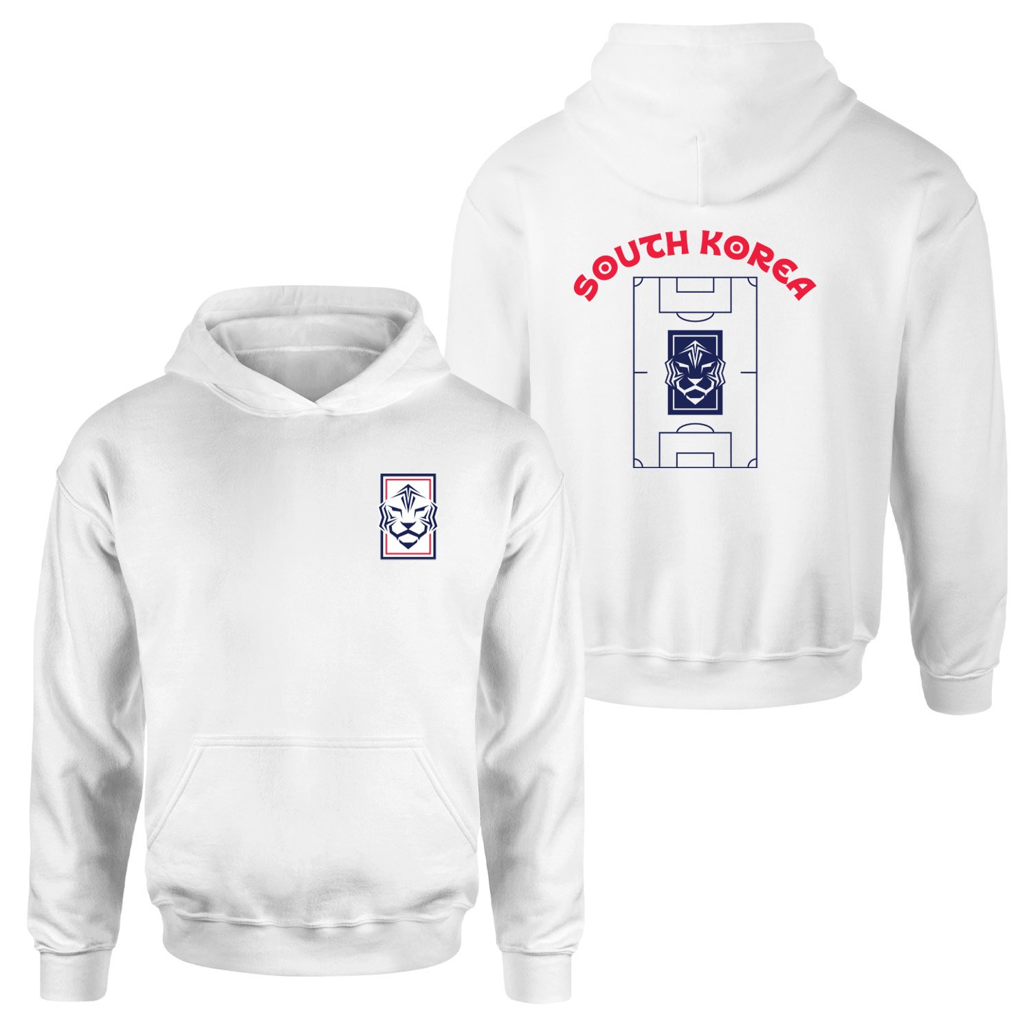 Güney Kore Dünya Kupası 2026 Hoodie M - Beyaz