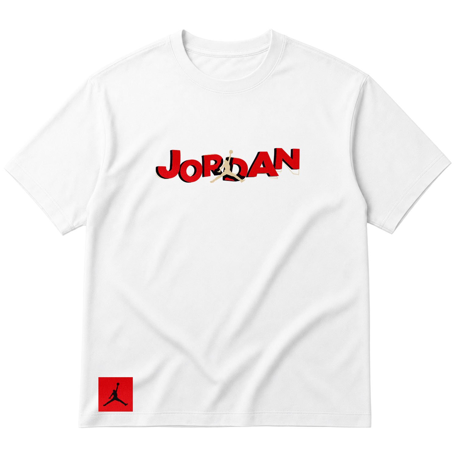Air Jordan Elevated Oversize Tişört XL - Beyaz