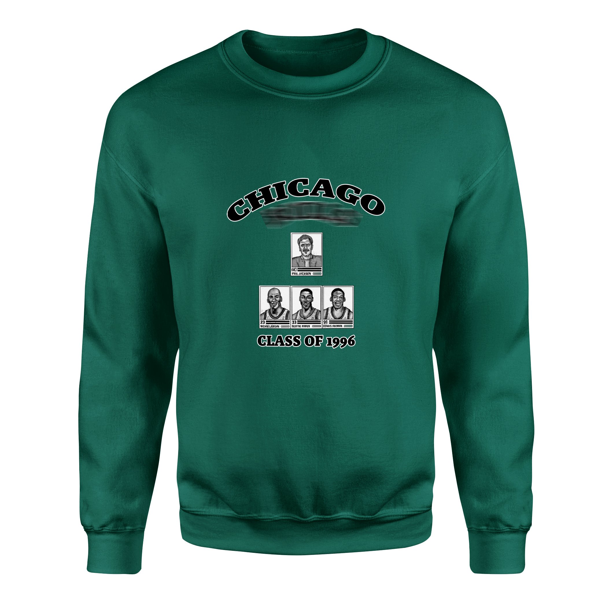 Chicago Class of 1996 Sweatshirt XXL - Nefti Yeşili