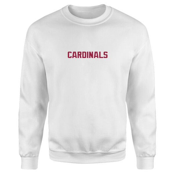ARI CARDINALS Iconic Sweatshirt XL - Beyaz