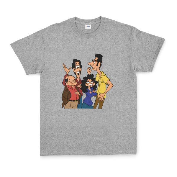 Friends of Seinfeld Tişört S - Gri