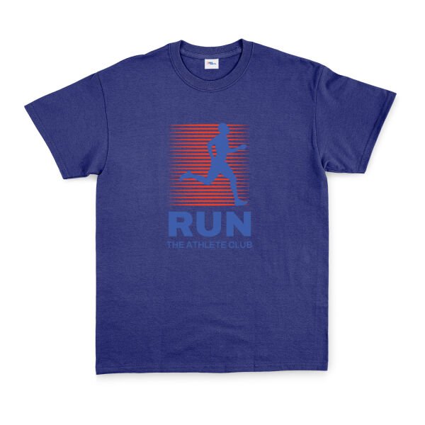 Run, The Athlete Club Tişört M - İndigo Mavisi