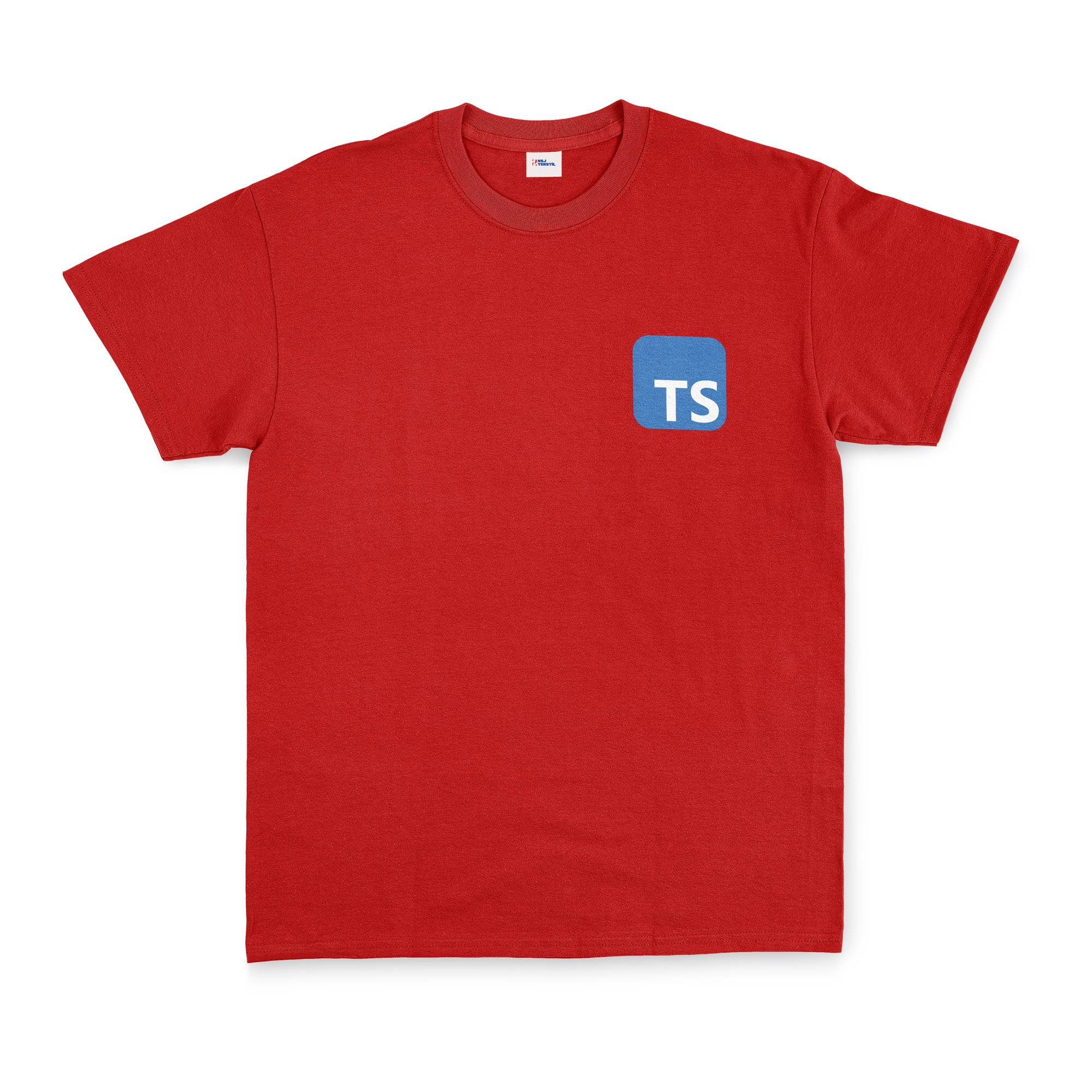 Typescript Tişört XXL - Kırmızı