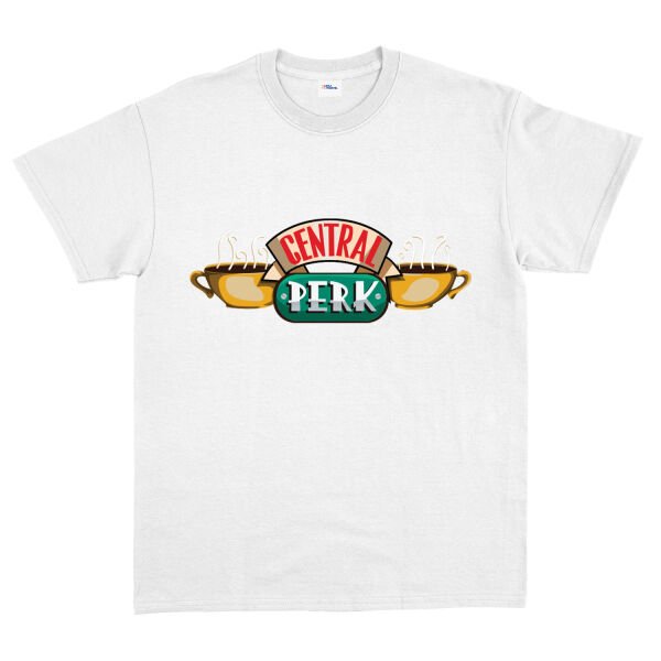 Central Perk Tişört L - Beyaz