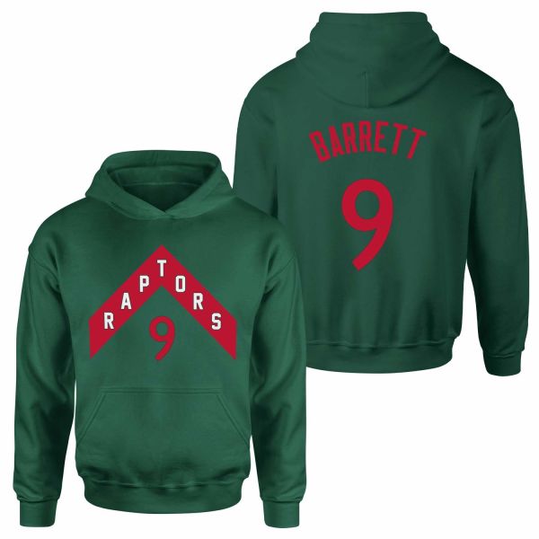 RJ Barrett 9 Raptors Jersey Hoodie XL - Nefti Yeşili