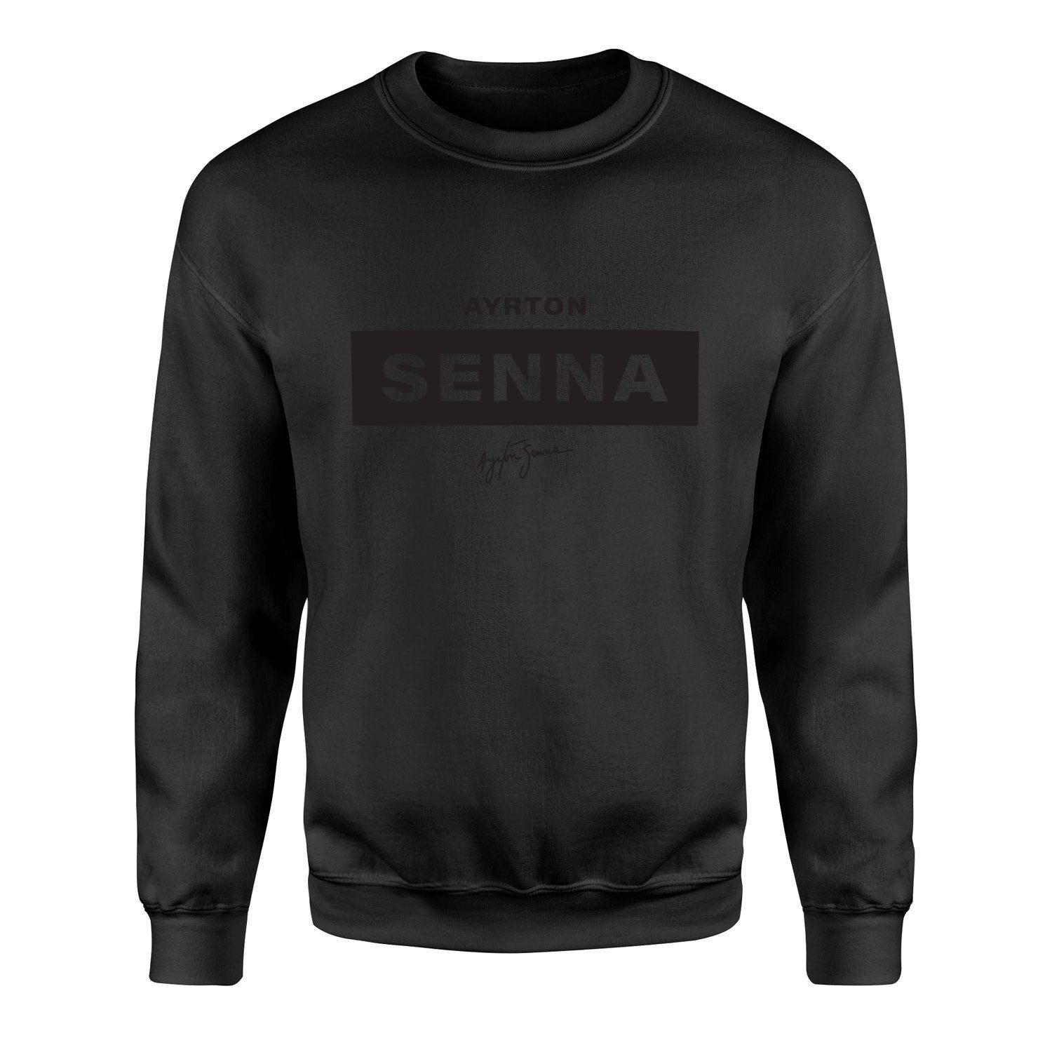 Ayrton Senna Sweatshirt XL - Siyah