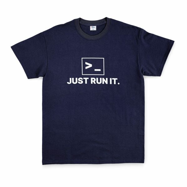 Just Run It. Tişört M - İndigo Mavisi