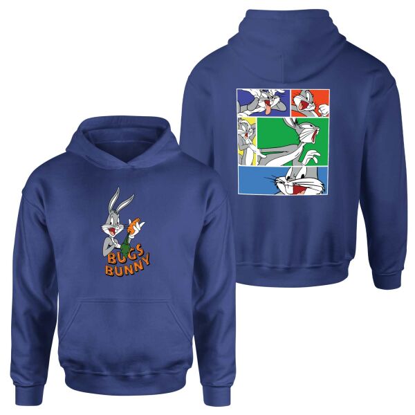 Bugs Bunny 360 Hoodie L - İndigo Mavisi