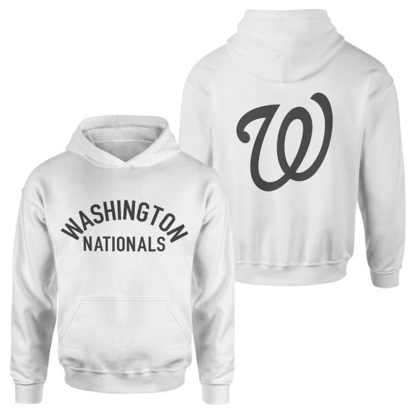 Washington Nationals Muted Hoodie L - Beyaz