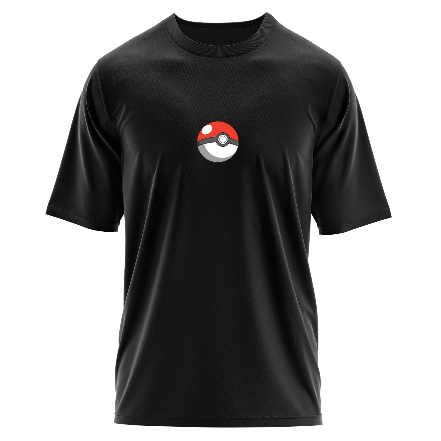 Pokeball Oversize Tişört M - Siyah