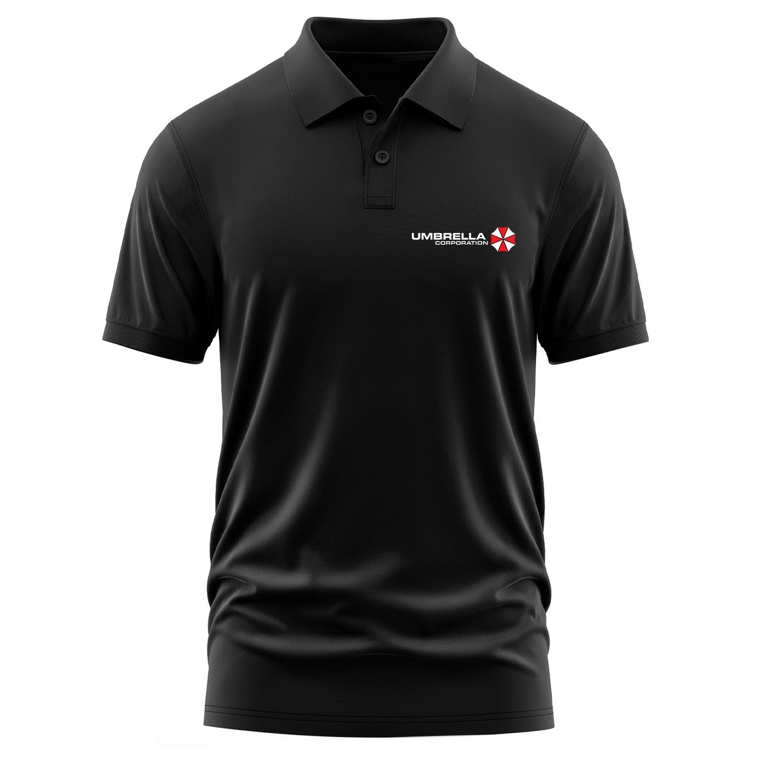 Umbrella Corporation Resident Evil Polo Tişört XXL - Siyah