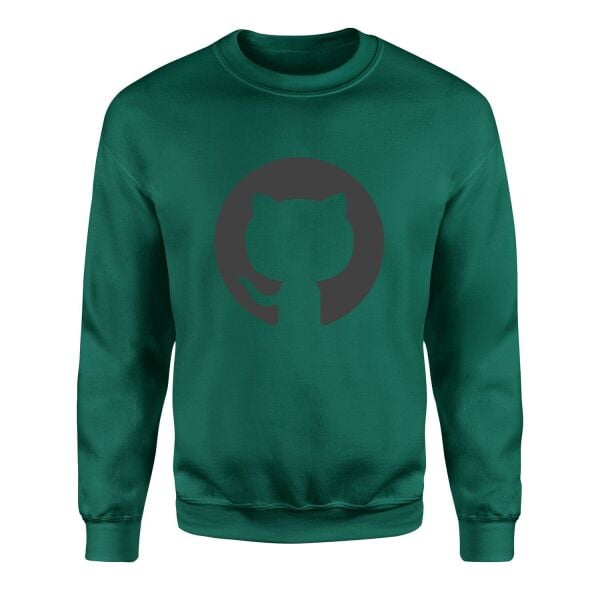 GitHub Sweatshirt XXL - Nefti Yeşili | OUTLET