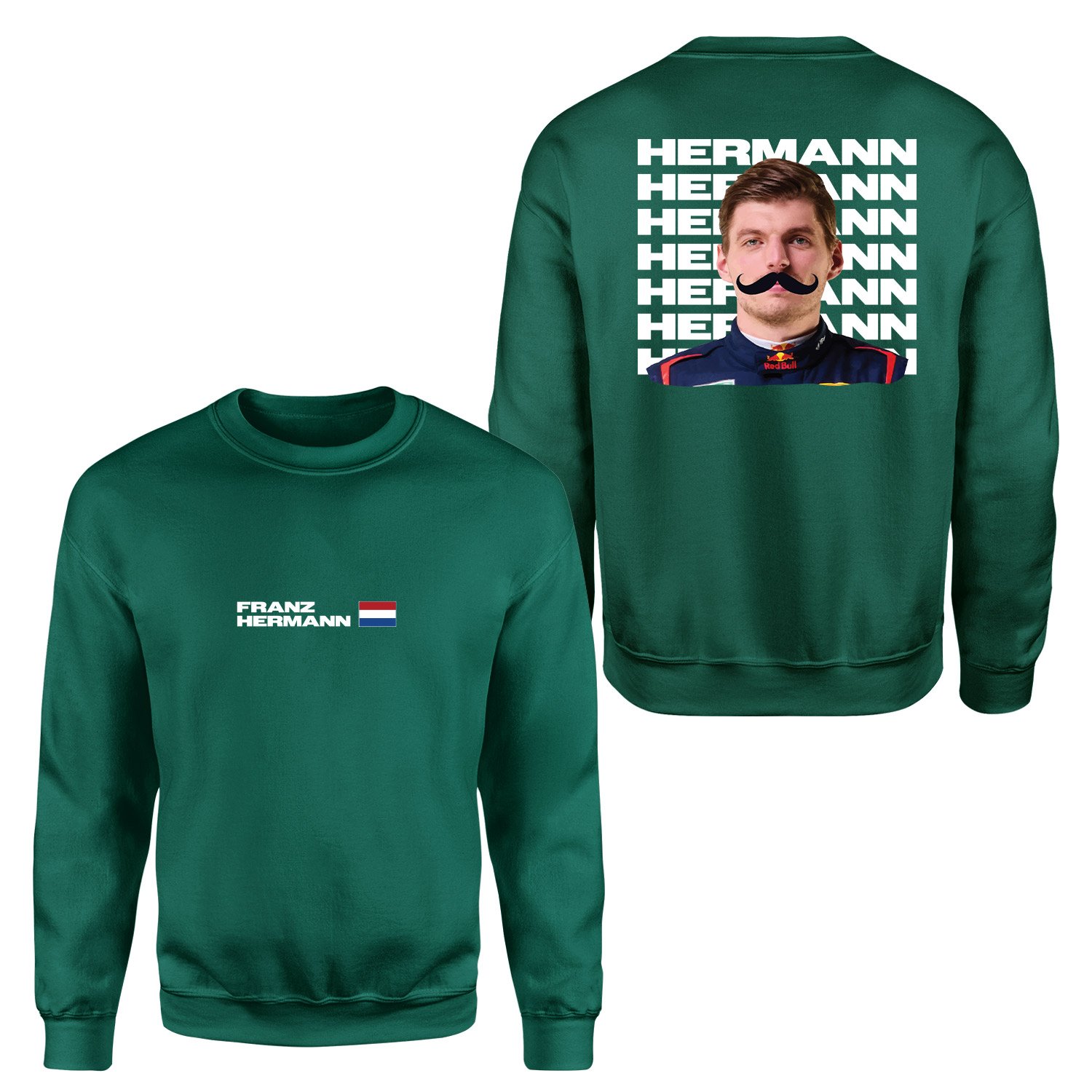 Franz Hermann Red Bull Driver Sweatshirt M - Nefti Yeşili