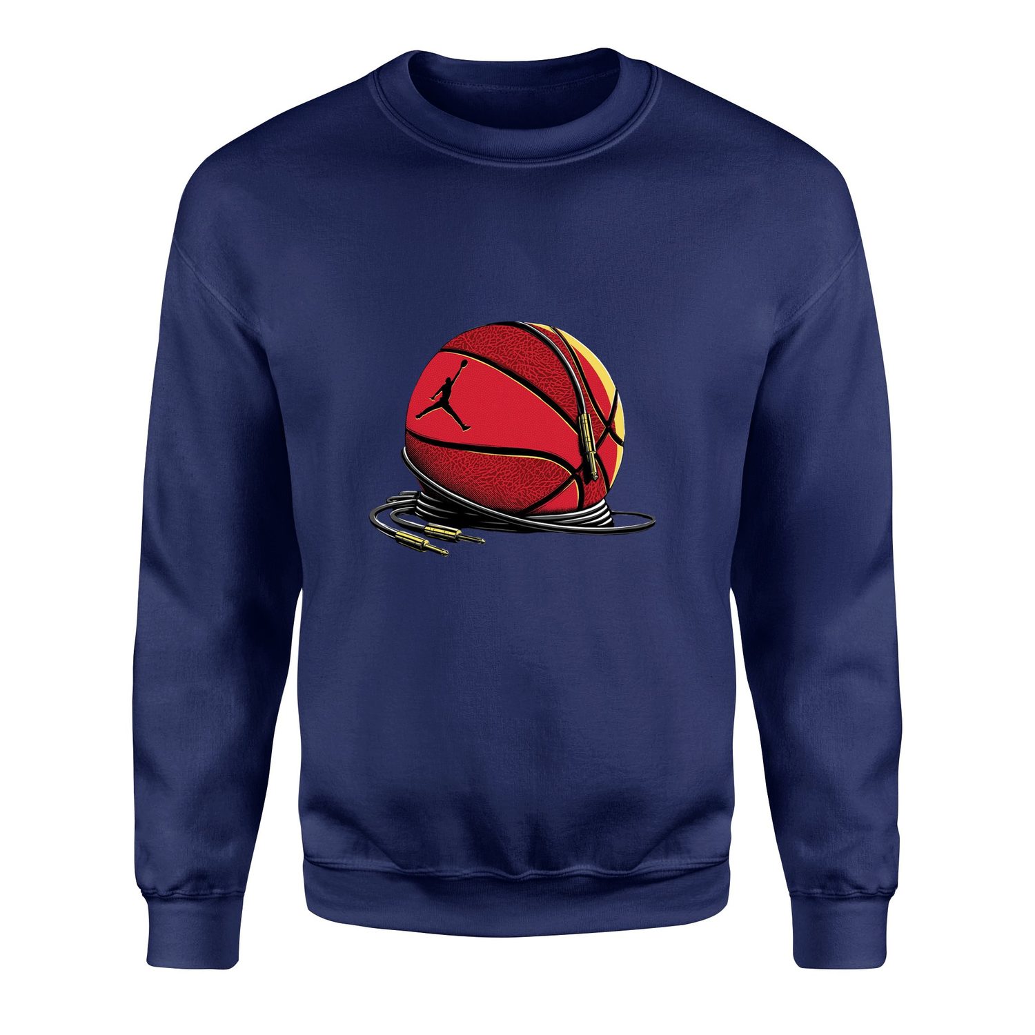 Air Jordan UNPLUGGED Sweatshirt XXL - İndigo Mavisi