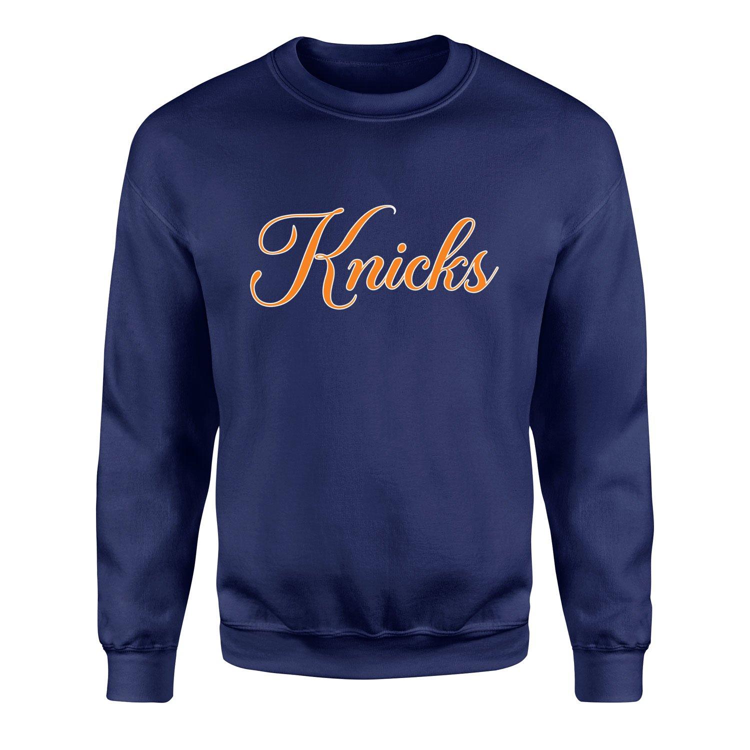 Knicks Cursive Sweatshirt XL - İndigo Mavisi